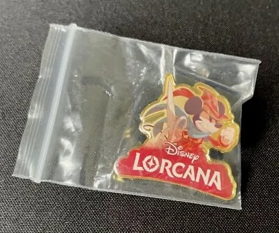 Disney Lorcana Mickey Mouse Brave Little Tailor Pin Promo Expo Exclusive • $55.55