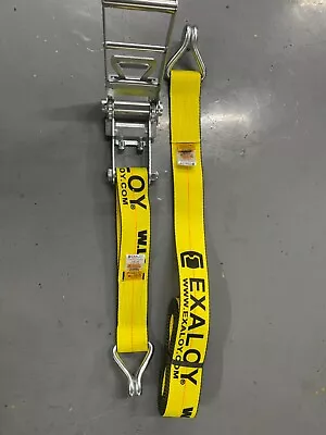 3  X 30' Yellow Ratchet Strap With Wire Hooks 5400 Lbs. / 2450 Kg. WLL Weight: • $24.50