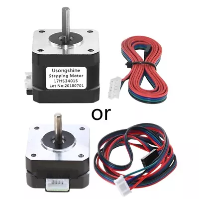 3D Printer Stepper Motor 17HS3401S 34mm 2-Phrase 4-Lead 42 Motor Nema17 For W/ L • £10.91