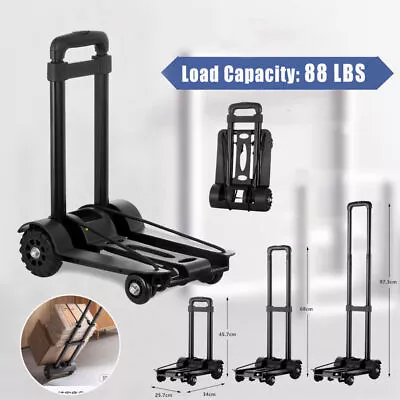 Heavy Duty Hand Platform Cart Dolly Folding Moving Luggage Truck Trolley 30KG • $27.45