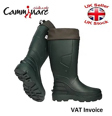 Camminare Thermal LIGHTWEIGHT EVA MATERIAL Wellies Wellingtons Boots Forester • £35.97