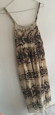 $349 • Buy Camilla Franks Rare Vintage Python Silk Maxi Dress Free Size $4 EXPRESS