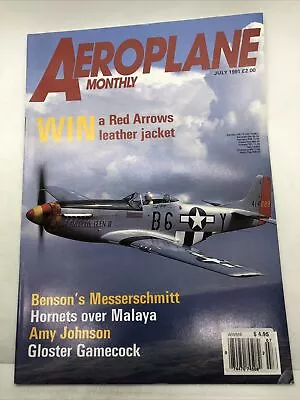 Aeroplane Monthly Magazine July 1991  Bensons Messerschmidt • $18.44