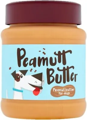 Peamutt Dog Peanut Butter | Treat Formulated For Dogs No Added Sugar & Salt 340g • £3.49