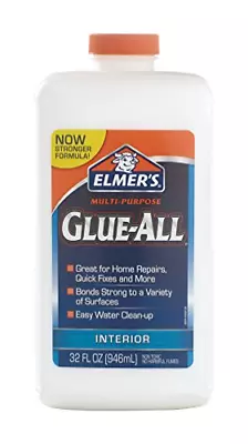 Elmer's Glue-All Multi-Purpose Liquid Glue Extra Strong 32 Ounces 1 Count • $27.01