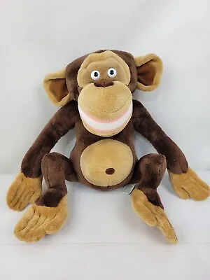 Madagascar Monkey 11  (sitting) Plush Stuffed Dreamworks Russ Berrie 2005 • $15