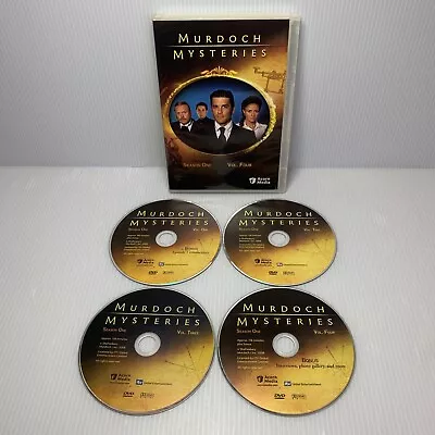 Murdoch Mysteries - Season One Volumes 1-4 (DVD 2008 4-Disc Set) Acorn **READ • $7.60