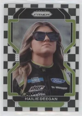 2022 Panini Prizm Profiles Checkered Flag Prizm /50 Hailie Deegan #71 • $29.29