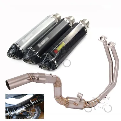 For BMW F800GS F700GS F650GS Whole System Exhaust Tips 470mm Front Header Pipe • $366.19