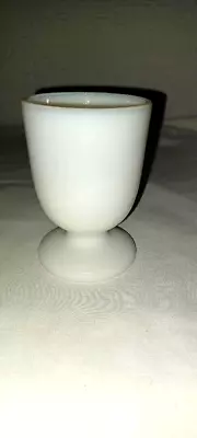 Vintage White Milk Glass Egg Cup Translucent. • $8