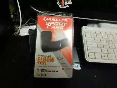 Mueller: Sport Care Elbow Performance Sleeve White Or Black • $12