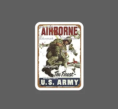 Airborne Sticker U.S Army Waterproof NEW - Buy Any 4 For $1.75 EACH Storewide! • $2.95
