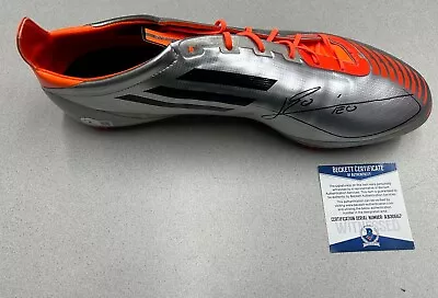 Lionel Messi Signed Signature Soccer Cleat (L) AUTO BAS LOA Sz 8.5 • $950