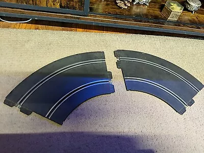 VINTAGE ORIGINAL 1966 STOMBECKER RACING TRACK CURVED SLOT CAR PARTS LOT Of 2 • $34.19