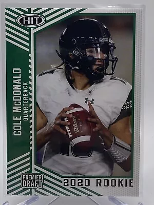 2020 Sage Hit Premier Draft Cole McDonald #83 RC Hawaii • $1.50