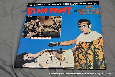 Blood Feast & Two Thousand Maniacs Original Film Scores Rhino RNSP305 1984 • $60