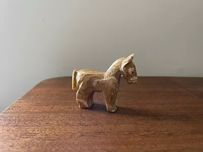 Vintage Horse Donkey Stone Tiny Figurine • $10