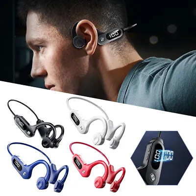 $16.93 • Buy Bone Conduction Earphones Wireless Bluetooth Headset Waterproof Sport Headphones