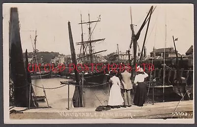 Kent - WHITSTABLE.  The Harbour  Real Photo. 1919 • £9.99