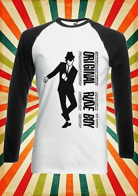 £9.95 • Buy Original Rude Boy Ska 2 Tone Men Women Long Short Sleeve Baseball T Shirt 2215