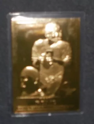 $9.98 • Buy Tony Romo Dallas Cowboys Gold Color Football Card 