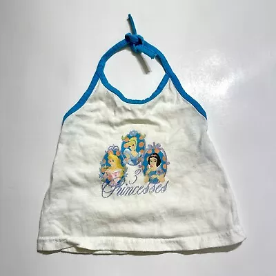 Vintage Disney Princesses Cinderella Snow White Aurora Halter Top 24 Months • $19.97