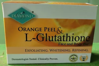 Diamond Orange Peel & L-glutathione Face And Body Bar Soap 150 Grams • $39.99