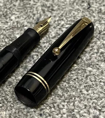 SWAN 3260 FOUNTAIN PEN SELF FILL FOUNTAIN PEN-14Ct PHILLIPS NIB-GOLD TRIM-SPARES • £24.99