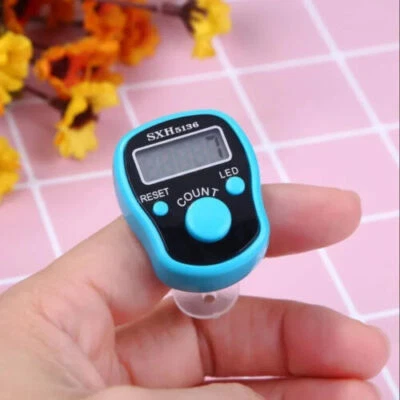 £4.50 • Buy Digital Finger Tally Counter LED Light Tasbih Tasbee Dhikr Tasbeeh