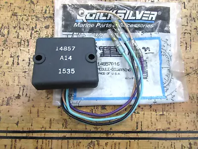 *NEW OEM* 0750 Mercury Quicksilver OIL WARNING MODULE 14857A16 • $118.12