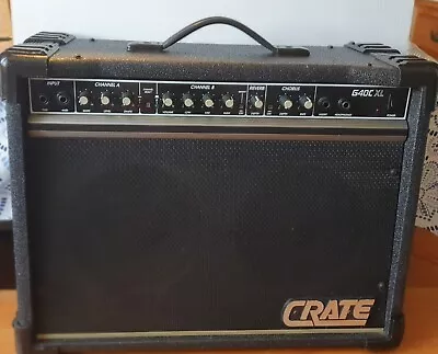 GUITAR AMPLIFIER CRATE G40C XL 1980's SOLID STATE EXELENT CONDITION  MADE IN USA • $390