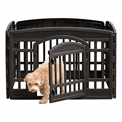 $79.95 • Buy Large Indoor Outdoor Dog Pet Playpen Exercise Pen Play Yard Cage Kennel Fence