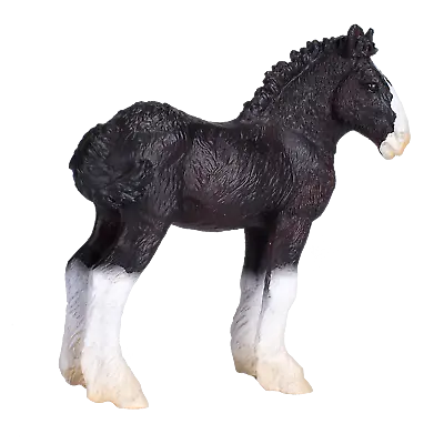 £7.95 • Buy .Mojo SHIRE HORSE FOAL Toy Model Figures Kid Girls Plastic Animals Farm Figurine