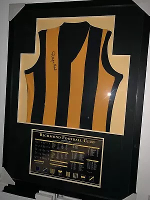 $795 • Buy AFL RICHMOND TIGERS ROYCE HART HAND SIGNED GURNSEY Premiers Martin 
