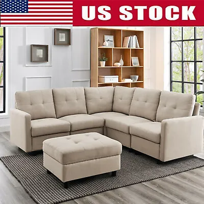 1-7 PCS Modular Sectional Sofa Modern Living Room Furniture Set Casual DIY Couch • $159.99