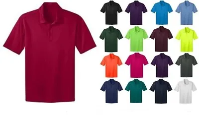 Port Authority Mens Silk Touch Dri-Fit Golf Polo Shirt Size XS-6XL NEW K540 • $17.80