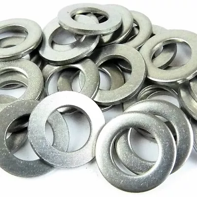 Washers Flat Form A Thick Stainless Steel M3 M4 M5 M6 M8 M10 M12 A4 Marine Grade • £1.69
