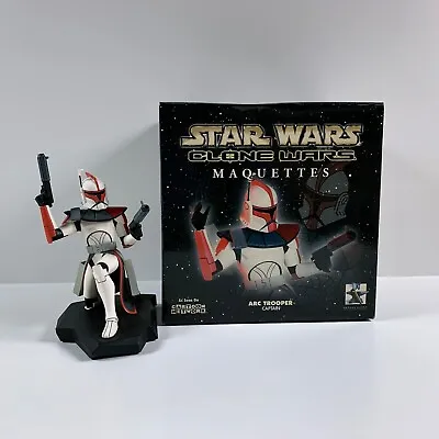 Star Wars Gentle Giant Clone Wars Maquette 2004 ARC Trooper Captain #1582/2500 • $199.99