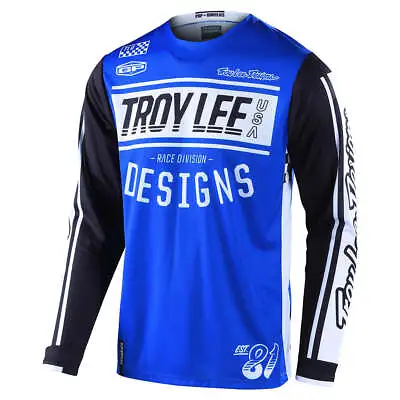 Troy Lee Designs GP Motocross MX Jersey Race 81 Blue Men's Large • $37