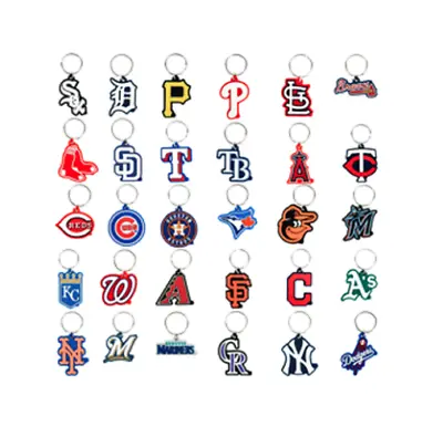 MLB Logo PVC Keychain: PICK YOUR 30 Teams Of FANATICISM!!! • $4.99