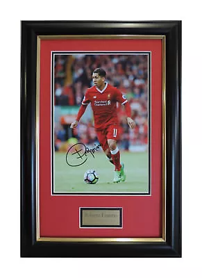 $69.90 • Buy Roberto Firmino Photo Signed Liverpool FC Framed