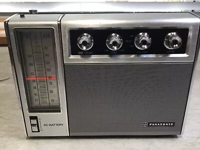 Vintage Panasonic AM/FM Radio Model RF 757 2 Band 10 Transistor 7 Diode Japan • $39.99