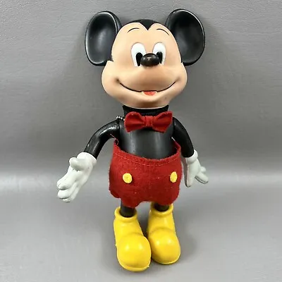 Vintage Walt Disney Productions Mickey Mouse Articulated Figure 7.5  Hong Kong • $19.99