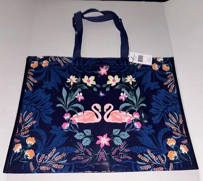 Vera Bradley Market Tote Flamingo Garden Eco-Friendly Shopper BAG NWT • $22.99