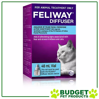 $53.76 • Buy Feliway Cat Diffuser Refill 48ml