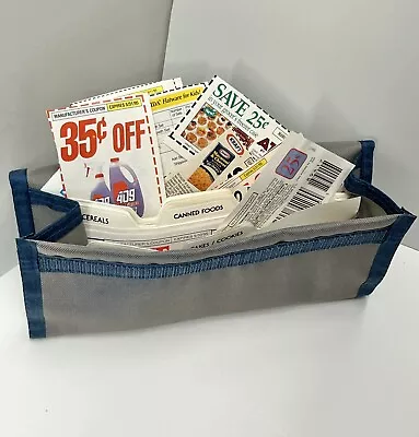 Vintage 90’s Coupons In Wallet Holder W/ Dividers Grocery Manufacturer Coupons • $14.99