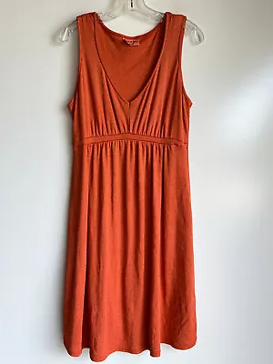 MICHAEL STARS Maternity Shine Orange Sleeveless Dress ~One Size • $16.99