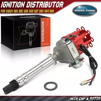 Ignition Distributor W/ Cap & Rotor For Chevy SBC BBC 283 305 327 350 454 V8 R2R • $65.99