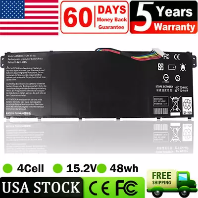 Laptop Battery For Acer Nitro 5 AN515-51 AN515-52 AN515-53 AC14B8K Notebook PC  • $19.59