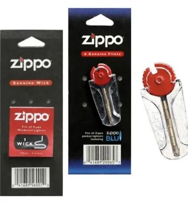 Genuine Zippo Wick + Flint +  Free Delivery Zippo Spares • £3.99